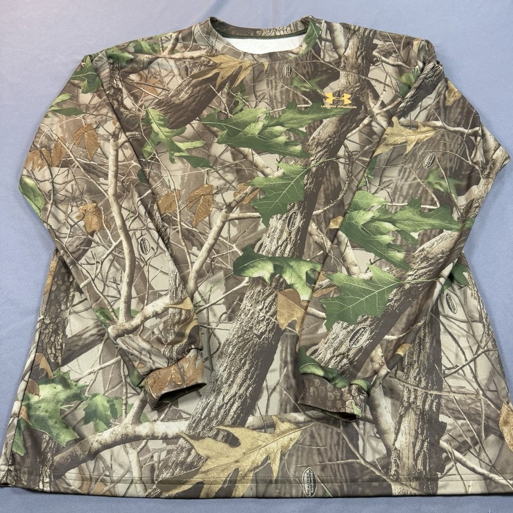 Under Armour Realtree Camo Lightweight Long Sleeve T-Shirt Size Men's Medium